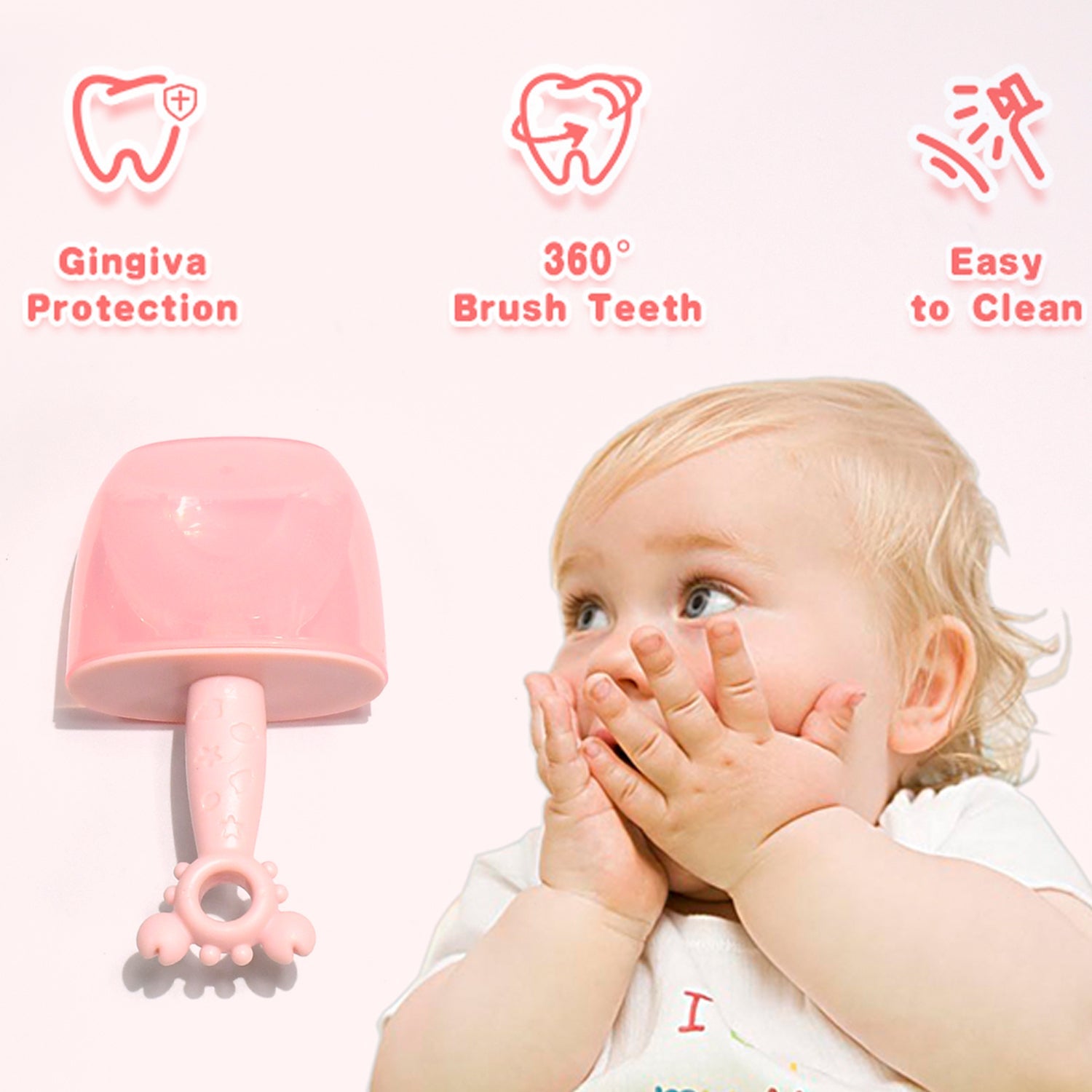 13033 Kids U Shaped Toothbrush Children Baby Silicone Kids Toothbrush U Shaped Silicone Brush Head for 360 Degree Cleaning Suitable For 2-6 Years (1 Pc) 13033 Kids U Shaped Toothbrush Children Baby Silicone Kids Toothbrush U Shaped Silicone Brush Head for 360 Degree Cleaning Suitable For 2-6 Years (1 Pc)